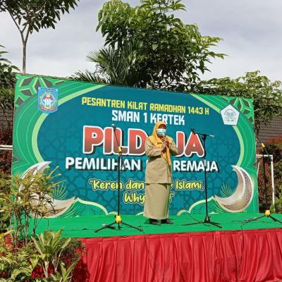  Sambutan Kepala Sekolah SMAKER Serangkaian Kegiatan Ramadhan 1443H Diakhiri dengan PILDAJA